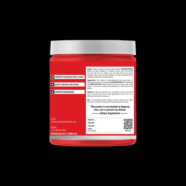 Rhino Nutrition Creatine – Strength, Power & Performance Amplifier
