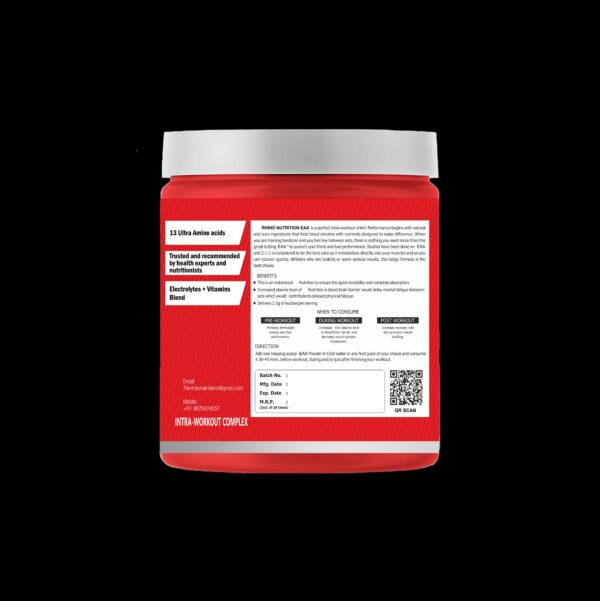 Rhino Nutrition EAA – Intra-Workout Performance & Recovery Drink